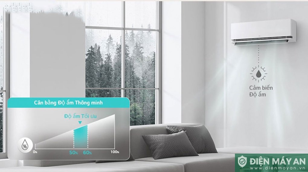 Điều Hòa LG Inverter 18000 BTU 1 Chiều IDC18M1 - Model 2025